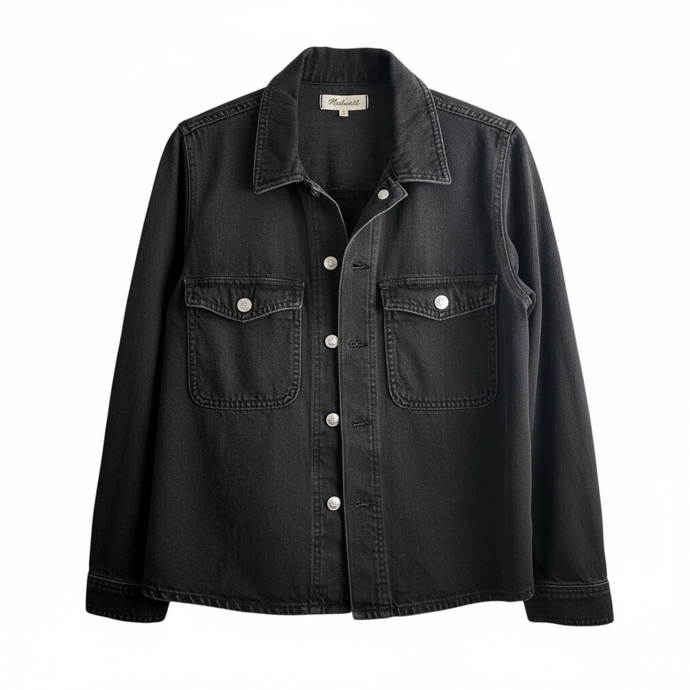 Madewell Black Denim Jean Jacket Size M